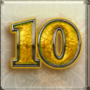 Символ игрового автомата Dragon Born Десятка