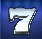 Символ игрового автомата Hot Triple Sevens Белая семерка