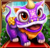 Символ игрового автомата Little Dragons Фиолетовый дракон