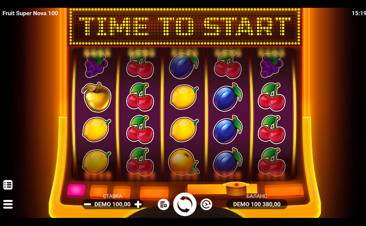Изображение автомата Fruit Super Nova 100