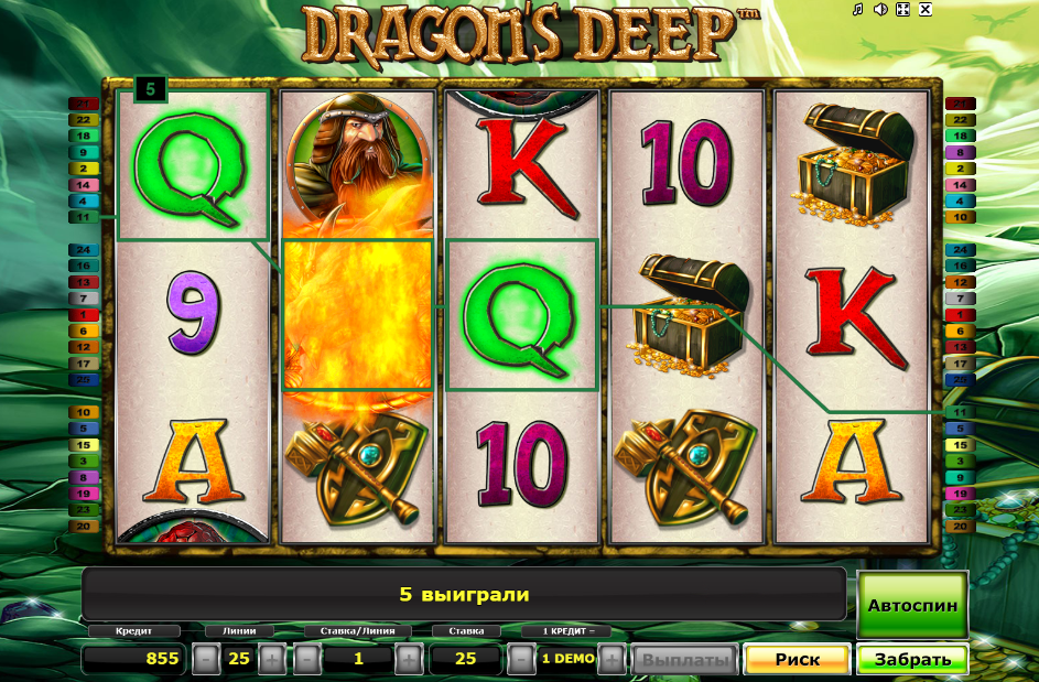 Изображение игрового автомата Dragon’s Deep