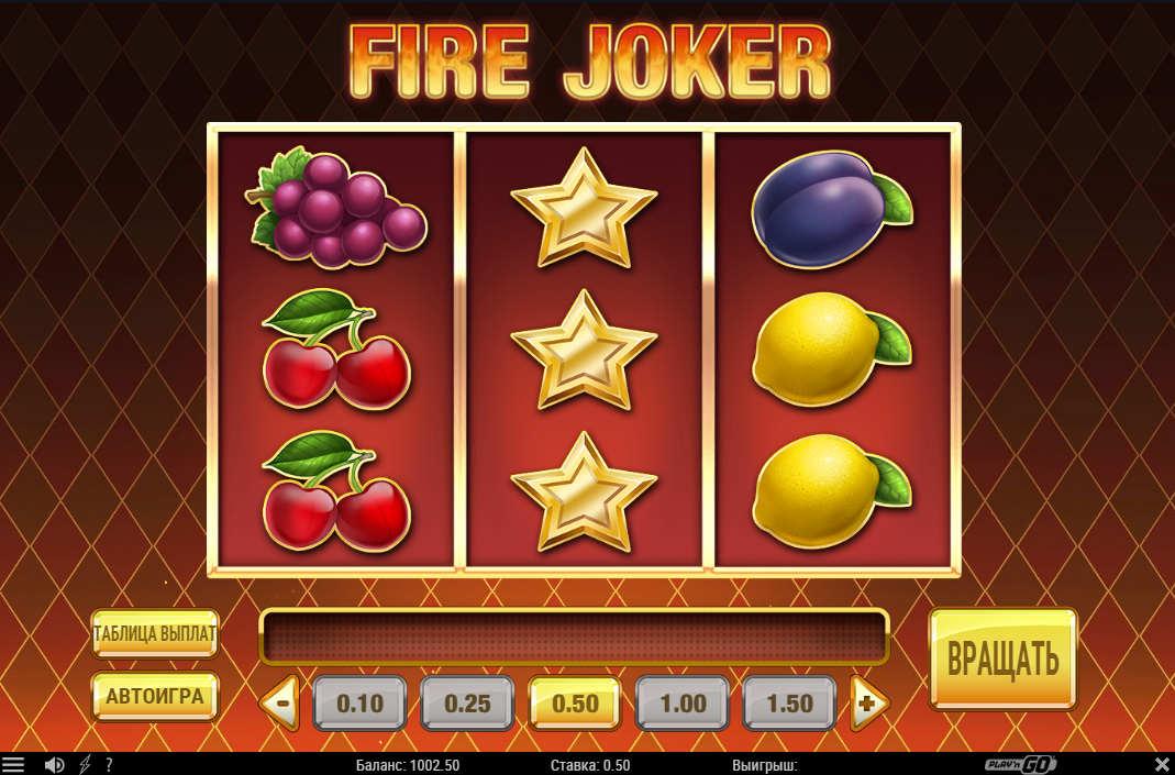 Изображение автомата Fire Joker 