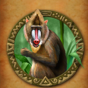 Символ игрового автомата King Of The Jungle Макака