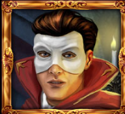 Символ игрового автомата Phantom's Mirror Мужчина в маске