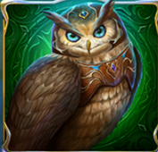 Символ игрового автомата Rise Of Merlin Сова
